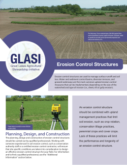 Erosion Control Structures - Upper Thames River Conservation