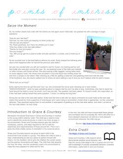 points of interest - Children`s Workshop Montessori