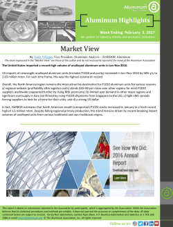 Market View - The Aluminum Association