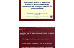 Evaluation the Oxidation “status” of a white wine and in what extent
