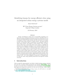 Identifying lessons for energy-efficient cities using an