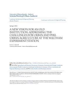 a new vision for an old institution: addressing the challenges for
