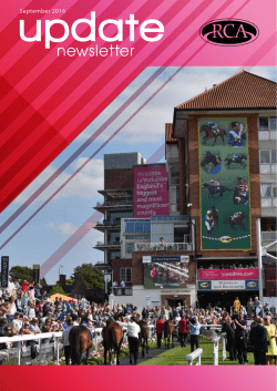 September 2016 - Racecourse Association