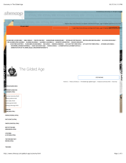Economy in The Gilded Age