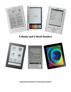 E-Books and E-Book Readers - Libraryweb.org