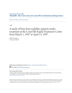 A study of forty-four syphilitic patients under treatment at