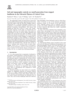 Soil and topographic controls on runoff generation from stepped