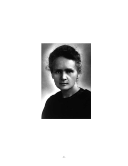 Marie Curie - Encouragement for Changes