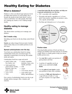 Healthy Eating for Diabetes