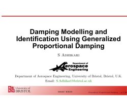 Generalized proportional damping