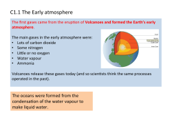 C1.1 The Early atmosphere