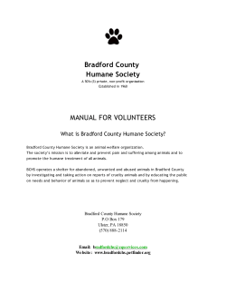 Bradford County Humane Society