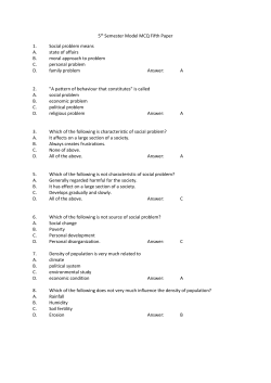 5th Semester Model MCQ - Directorate of Higher Education, Tripura