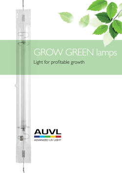 GROW GREEN lamps
