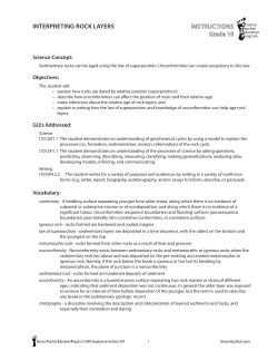 InterpretIng rock Layers