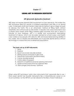 using art in mission dentistry