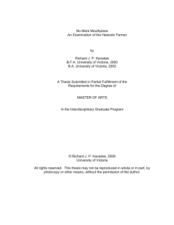 I contend that Hesiod the poet (not his character`s persona) was not