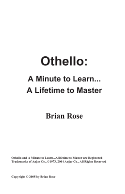 A Minute to Learn...A Lifetime to Master - FFO