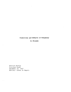 Patrick Runkle Finished Draft December 10, 1997 Advisor: Donna