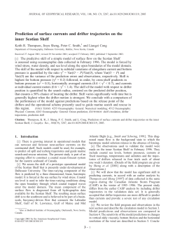 Prediction of surface currents and drifter trajectories on the inner