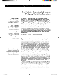 Flex Projector&ndash;Interactive Software for Designing World Map