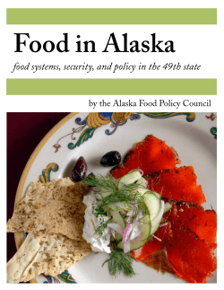 Food in Alaska: food systems, security, and policy in the 49th state