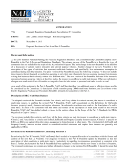 Preamble Changes - Part A and Part B