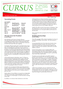 Edition 18 - Ivanhoe Harriers