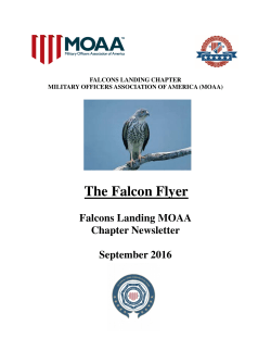 FL MOAA Chapter Newsletter, September 2016