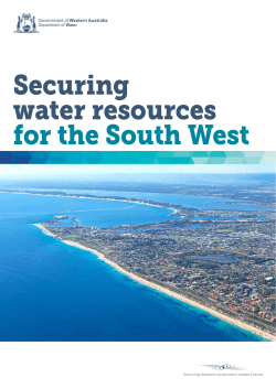 Securing water resources for the South West