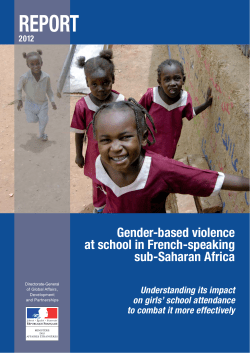 Gender-based violence at school in French