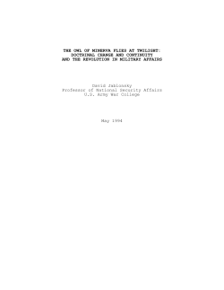 The Owl of Minerva Flies at Twilight