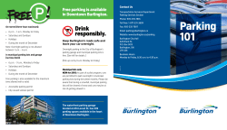 Parking 101 - City of Burlington