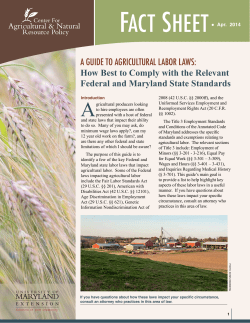 A Guide to Agricultural Labor Laws