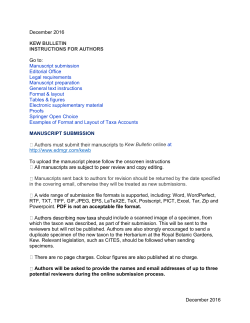 Instructions for authors