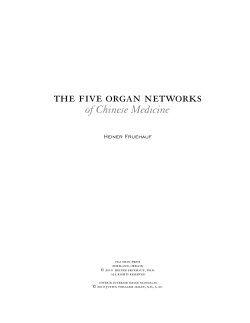 the five organ networks - Classical Chinese Medicine