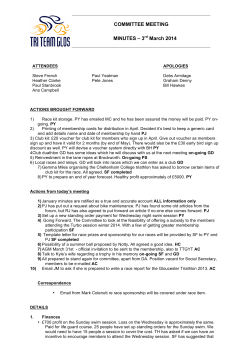 March - Tri Team Glos