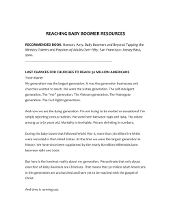 reaching baby boomers