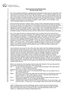 Pay It Forward PtA task - National Council of Teachers of Mathematics