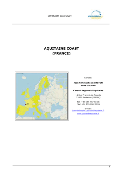 aquitaine coast (france) - ICZM Projects and Case Studies