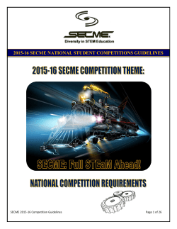2015-16 secme national student competitions guidelines