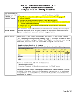PCI - Virginia Beach City Public Schools