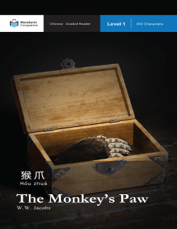 The Monkey`s Paw - Mandarin Companion
