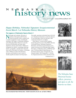 Happy Birthday, Nebraska! - Nebraska State Historical Society