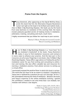 How to Make it Big Resolving Disputes