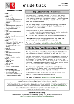 inside track - Kent County Council