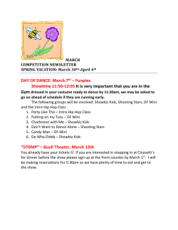 DAY OF DANCE: March 7th &ndash; Funplex Showtime 11