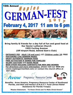 10th Annual - Naples German-Fest