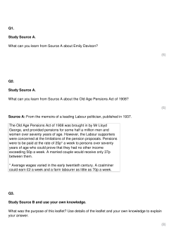 Q1. Study Source A. What can you learn from Source A about Emily