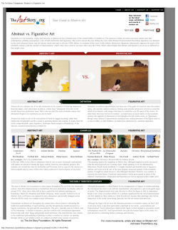The Art Story: Comparison: Abstract vs. Figurative Art